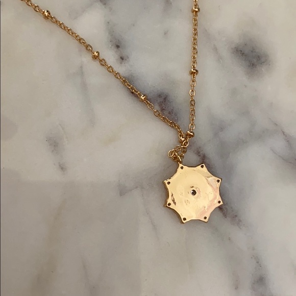 Ettika Layered Necklace Compass  18k Gold Plated - Picture 4 of 4